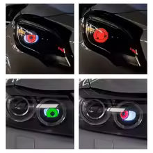18 Modes Dynamic LED Devil Eye Car Headlight – Eagle Eye Light Assembly Kit