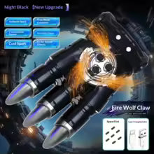 Fire Wolf Claw Retractable Glowing Laser Toy – Multi-Color Lights & Sound Effects