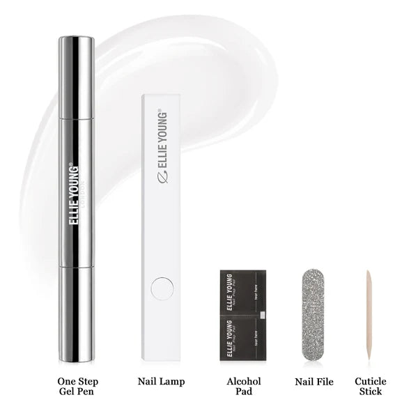 Pure Blanc | Pocket Salon™ One Step Gel Pen – All-in-One UV Gel Polish