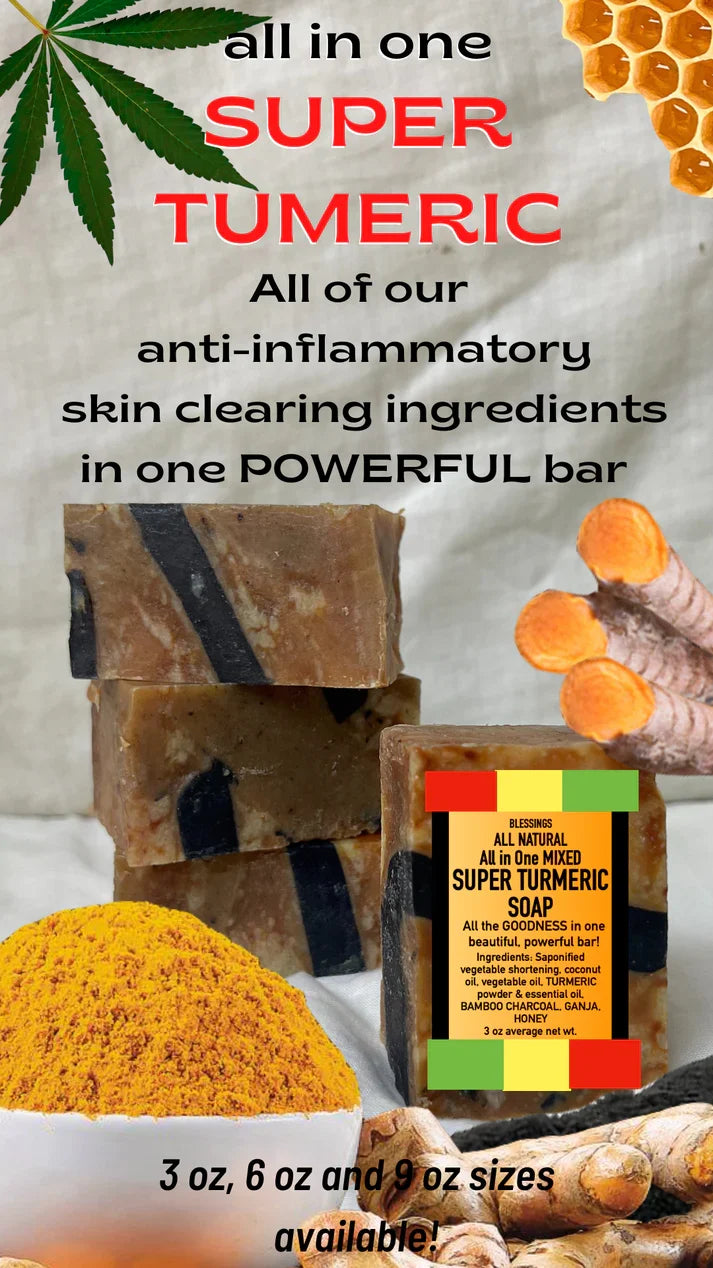 All in One Super Turmeric Soap Bar