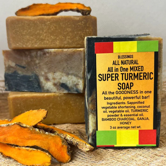 All in One Super Turmeric Soap Bar