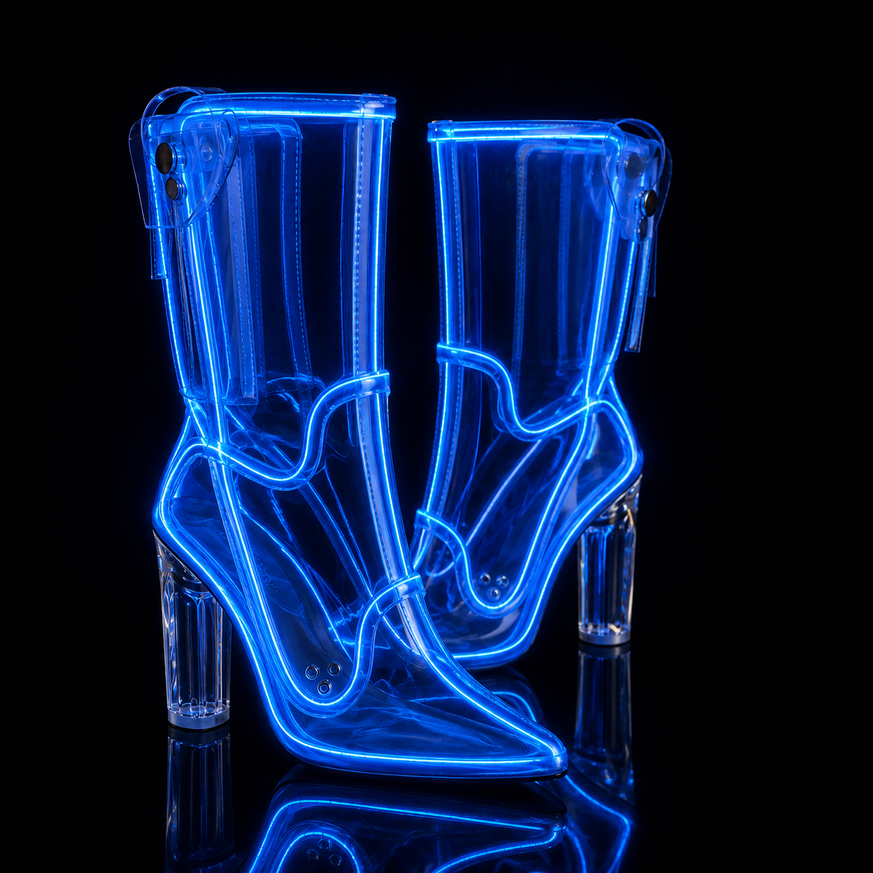 ACASE Rodeo LED Cowboy Boots – Light-Up Glowing LED Boots