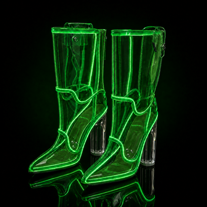 ACASE Rodeo LED Cowboy Boots – Light-Up Glowing LED Boots
