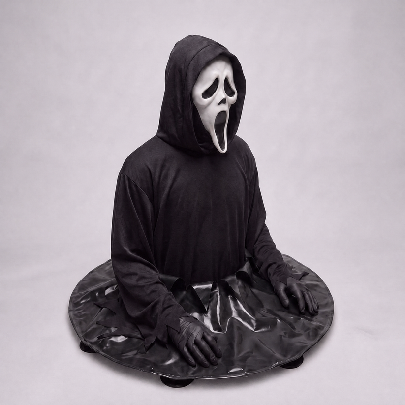 SpookyRoof – Handcrafted Car Roof Ghost Figure