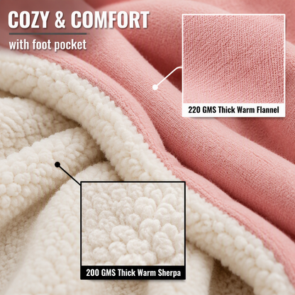 Warmly Heated Blanket™ – Wearable Electric Heated Blanket with Adjustable Heat