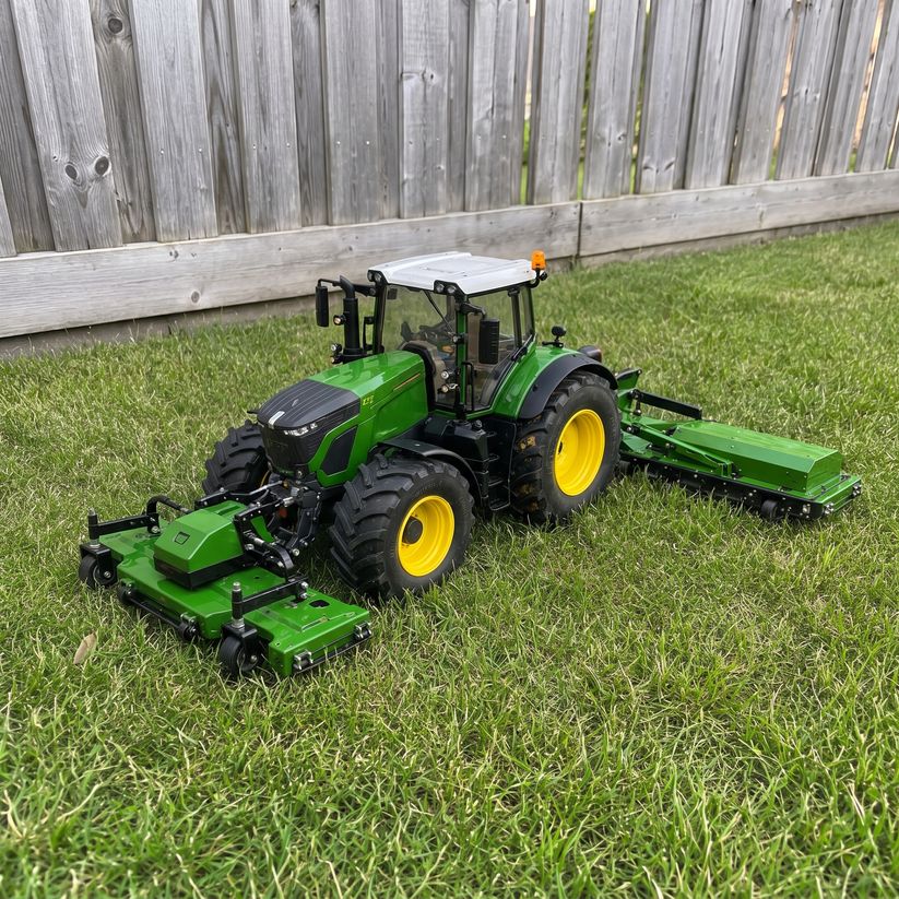 GrassWorks GX-64 FoldDeck – RC Tractor Mower with Folding Deck