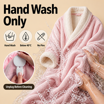 Warmly Heated Blanket™ – Wearable Electric Heated Blanket with Adjustable Heat