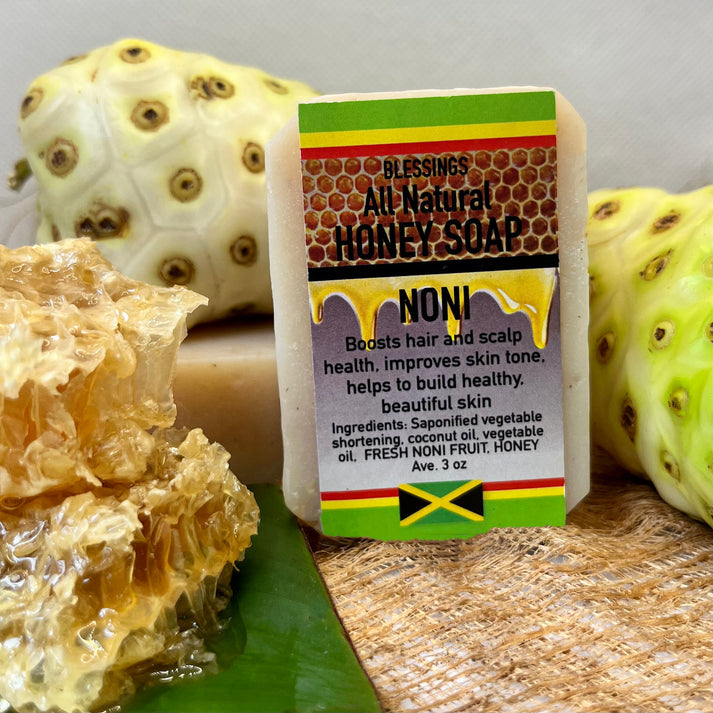 Honey Noni Soap – Skin Tone & Scalp Health Natural Bar