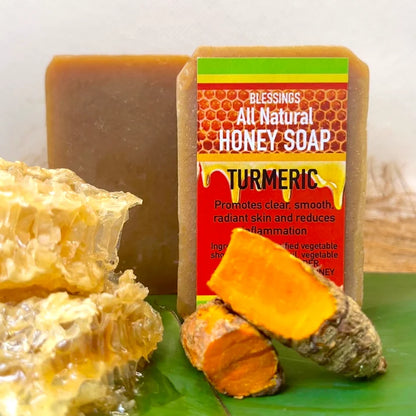 Honey Turmeric Soap – Clear, Radiant & Anti-Inflammatory Natural Bar
