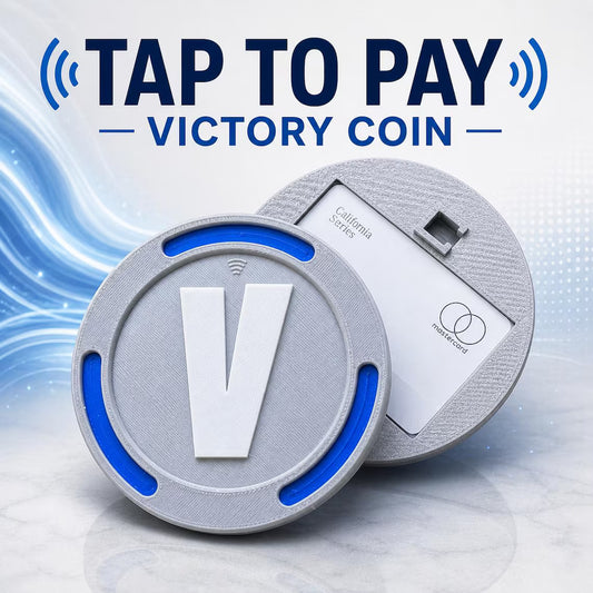 3D Printed Victory Coin Card Holder – NFC Tap-to-Pay Gamer Wallet