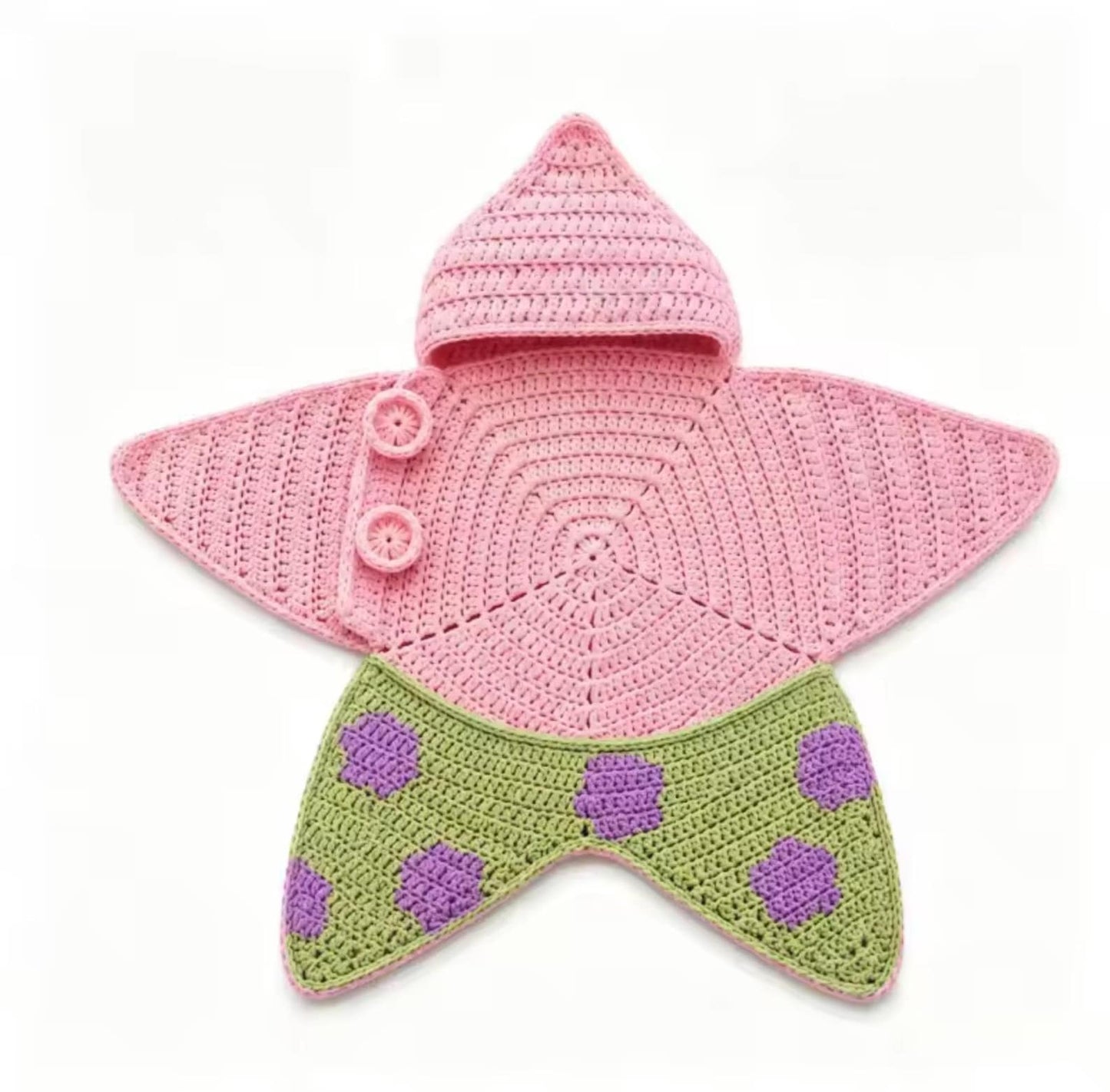 Funny Costume for Babies – Plush Halloween Star Outfit with Hat