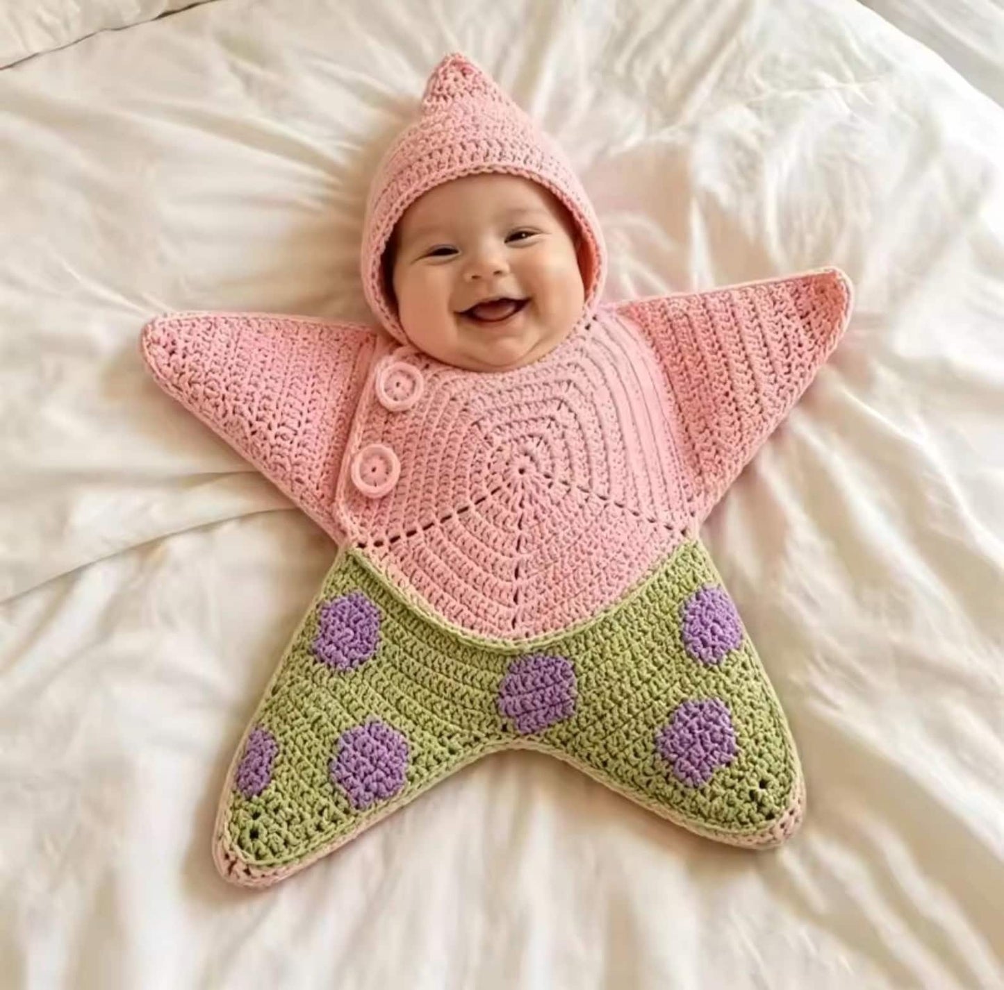 Funny Costume for Babies – Plush Halloween Star Outfit with Hat