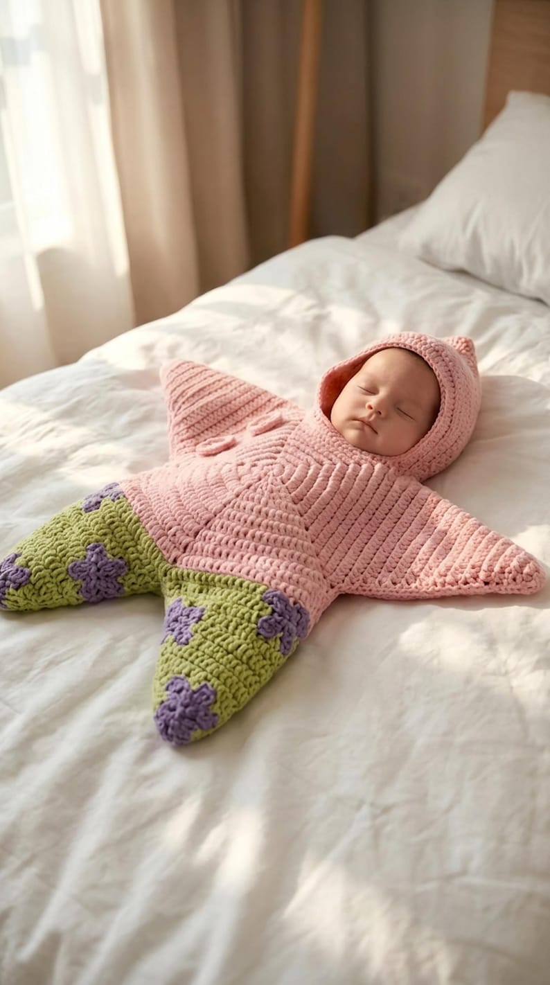 Funny Costume for Babies – Plush Halloween Star Outfit with Hat