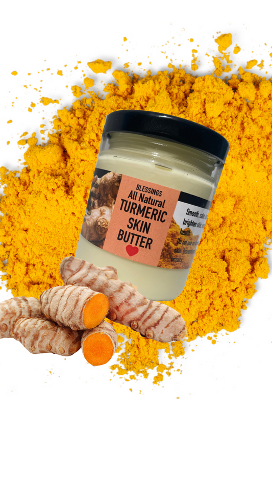 All Natural Turmeric Skin Butter – Soothe Inflamed Skin & Fade Dark Spots