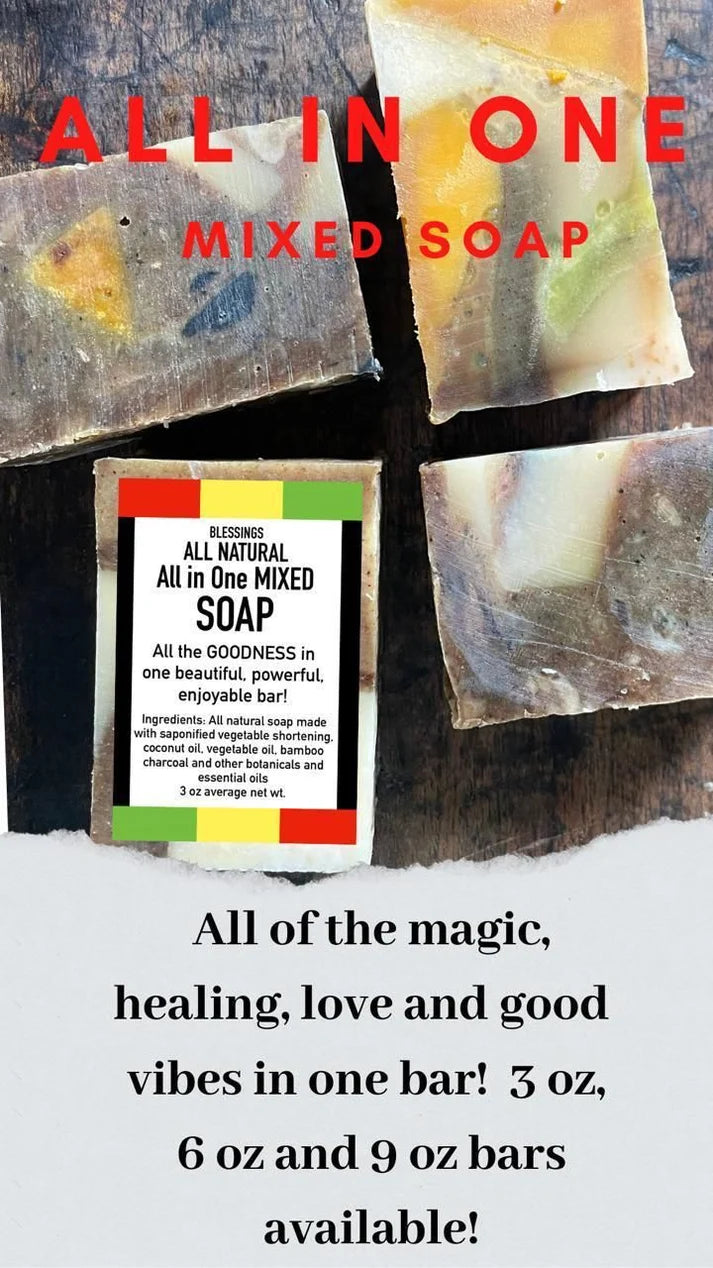All in One Mixed Soap – Powerful Multi-Blend Natural Bar