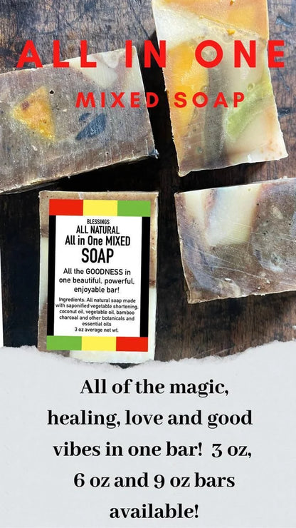 All in One Mixed Soap – Powerful Multi-Blend Natural Bar