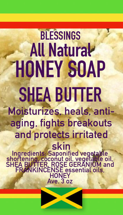 All Natural Honey Shea Butter Soap – Moisturize, Heal & Fight Breakouts