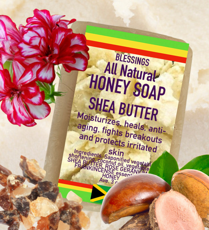 All Natural Honey Shea Butter Soap – Moisturize, Heal & Fight Breakouts