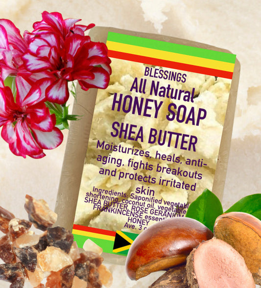 All Natural Honey Shea Butter Soap – Moisturize, Heal & Fight Breakouts