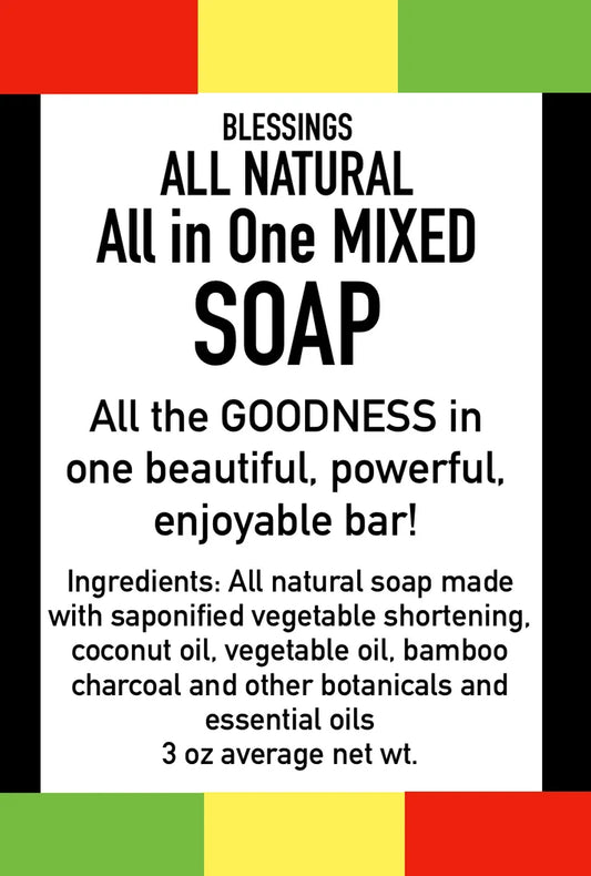 All in One Mixed Soap – Powerful Multi-Blend Natural Bar