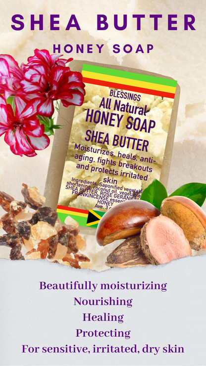 All Natural Honey Shea Butter Soap – Moisturize, Heal & Fight Breakouts
