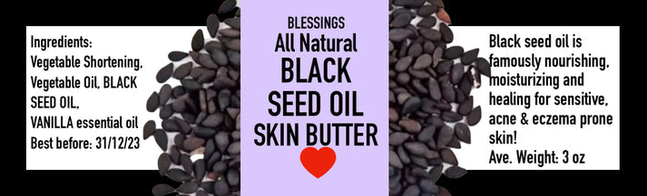 Blackseed Oil Skin Butter – Nourishing & Healing Natural Body Butter