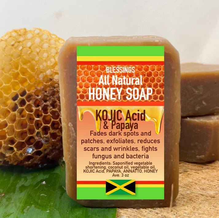 Honey Kojic Papaya Soap Bar