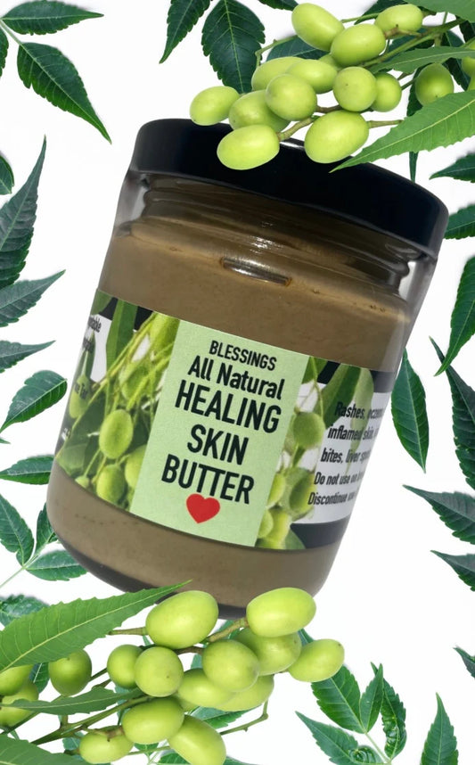 All Natural Healing Skin Butter – Pine Tar & Neem Oil for Sensitive & Damaged Skin