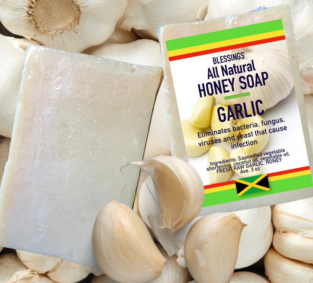 Honey Garlic Soap – Antibacterial & Antifungal Natural Bar