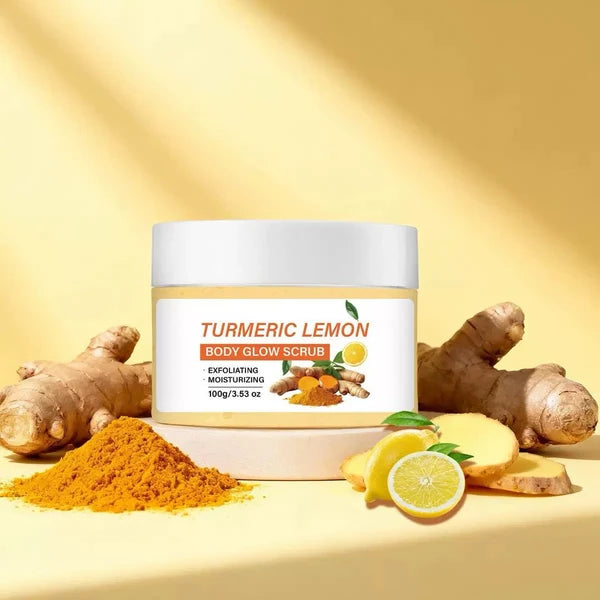 Turmeric Exfoliating Body Scrub 100g – Natural Extract Hydrating & Brightening