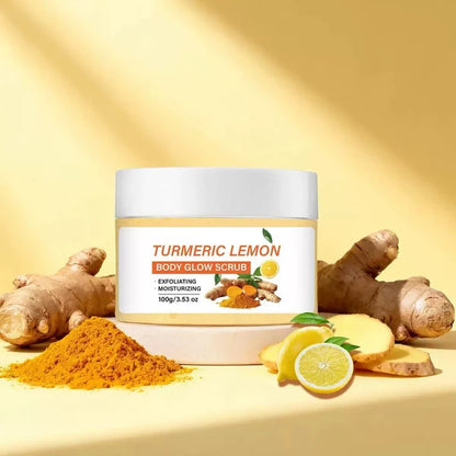 Turmeric Exfoliating Body Scrub 100g – Natural Extract Hydrating & Brightening