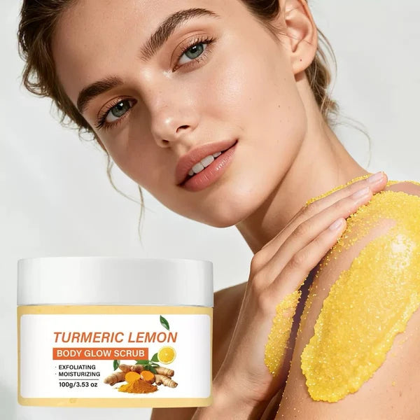 Turmeric Exfoliating Body Scrub 100g – Natural Extract Hydrating & Brightening