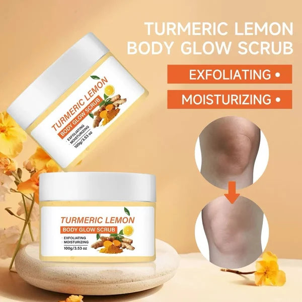 Turmeric Exfoliating Body Scrub 100g – Natural Extract Hydrating & Brightening