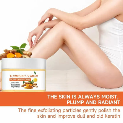 Turmeric Exfoliating Body Scrub 100g – Natural Extract Hydrating & Brightening