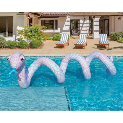 Giant Inflatable Animal Float – Caterpillar / Snake | Oversized Pool Float